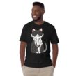 Unisex—tuxedo-cat black-t-shirt-1e