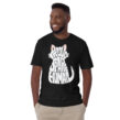 Casual male model in black Ragdoll Cat T Shirt featuring Spare Human design